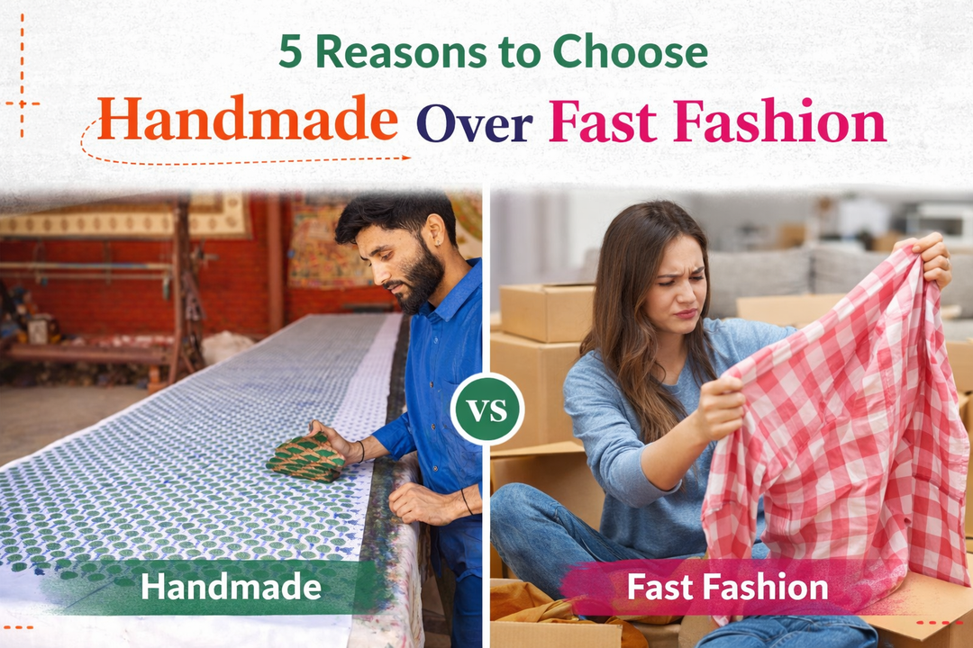 Handmade vs Fast Fashion comparison — 5 Reasons to Choose Handmade | Nuchic