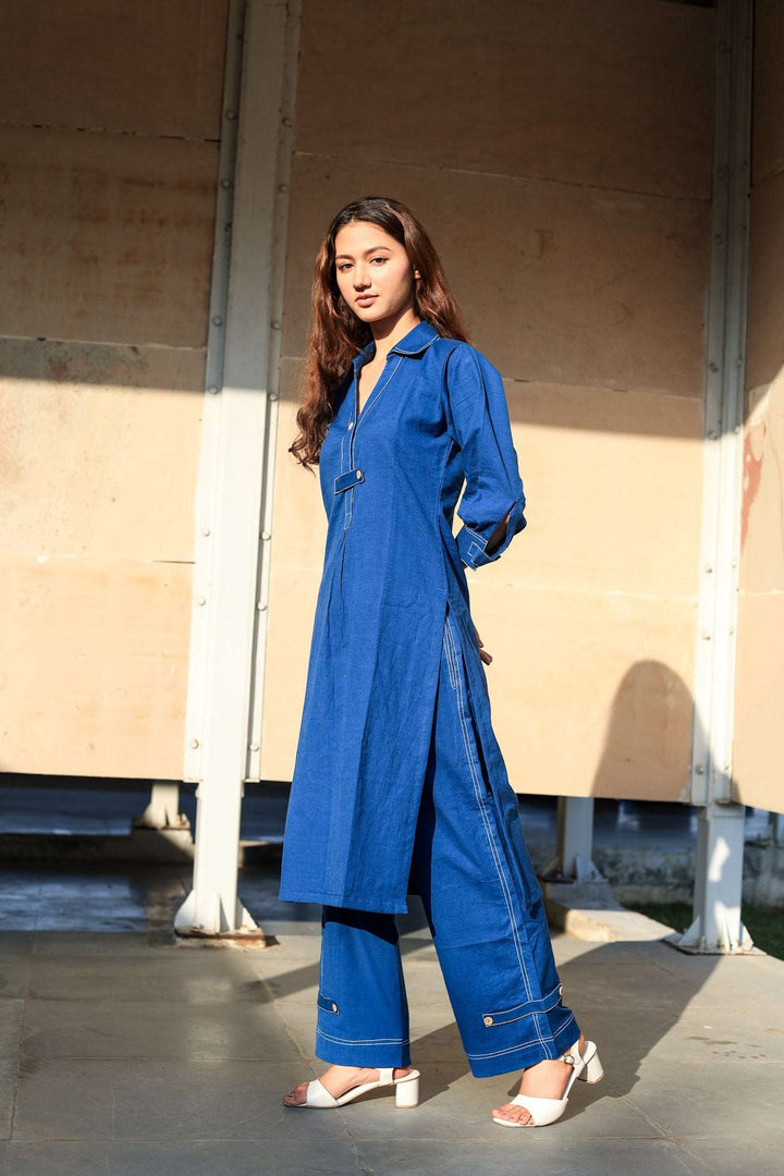 Classic Indigo Tunic set