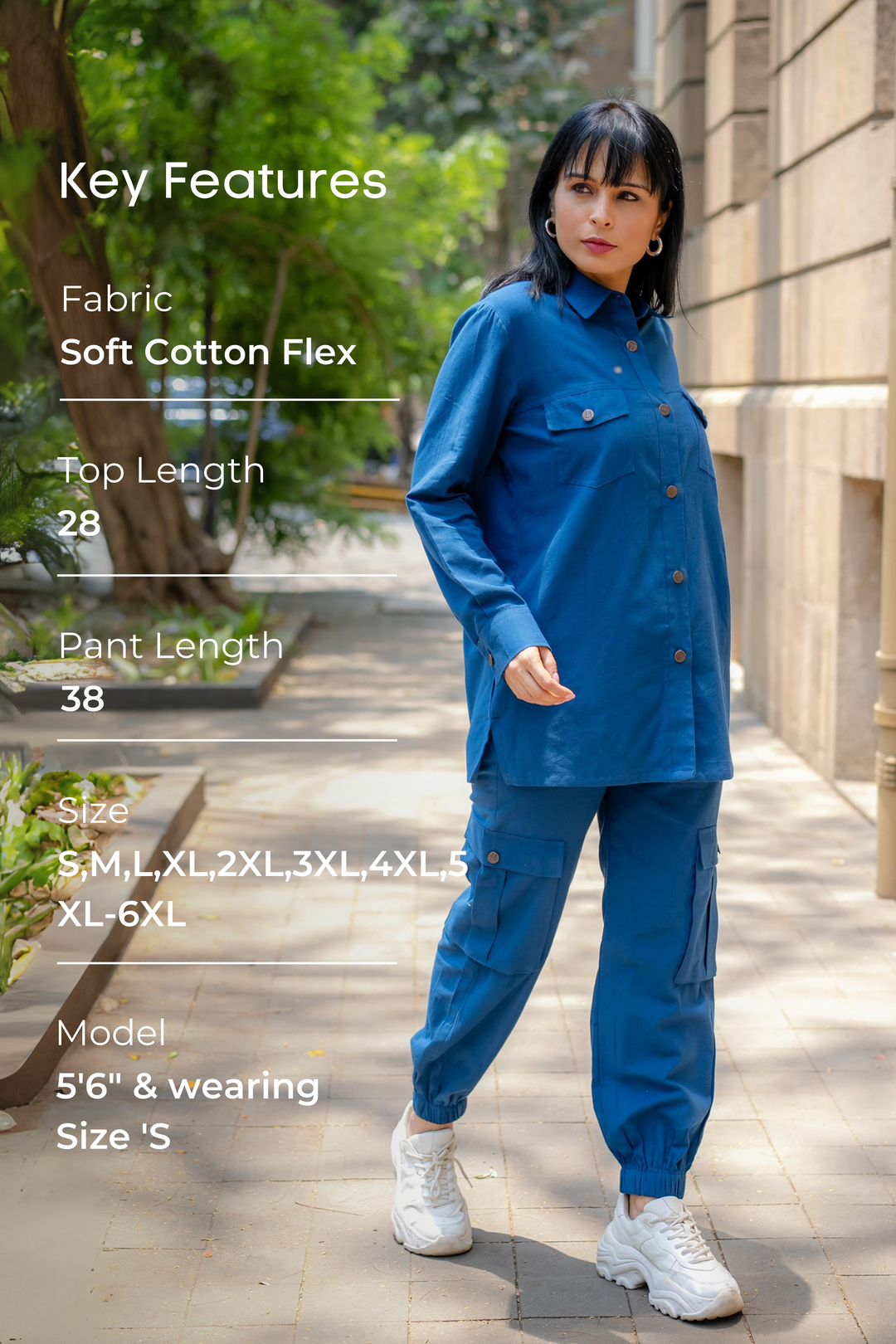 Denim Blue Cargo Traveler Set
