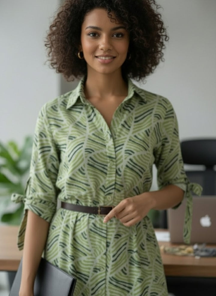 green office dress