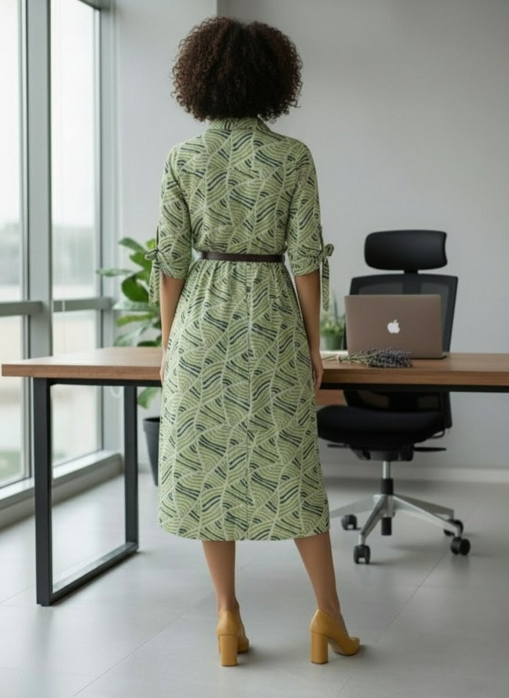 green office dress