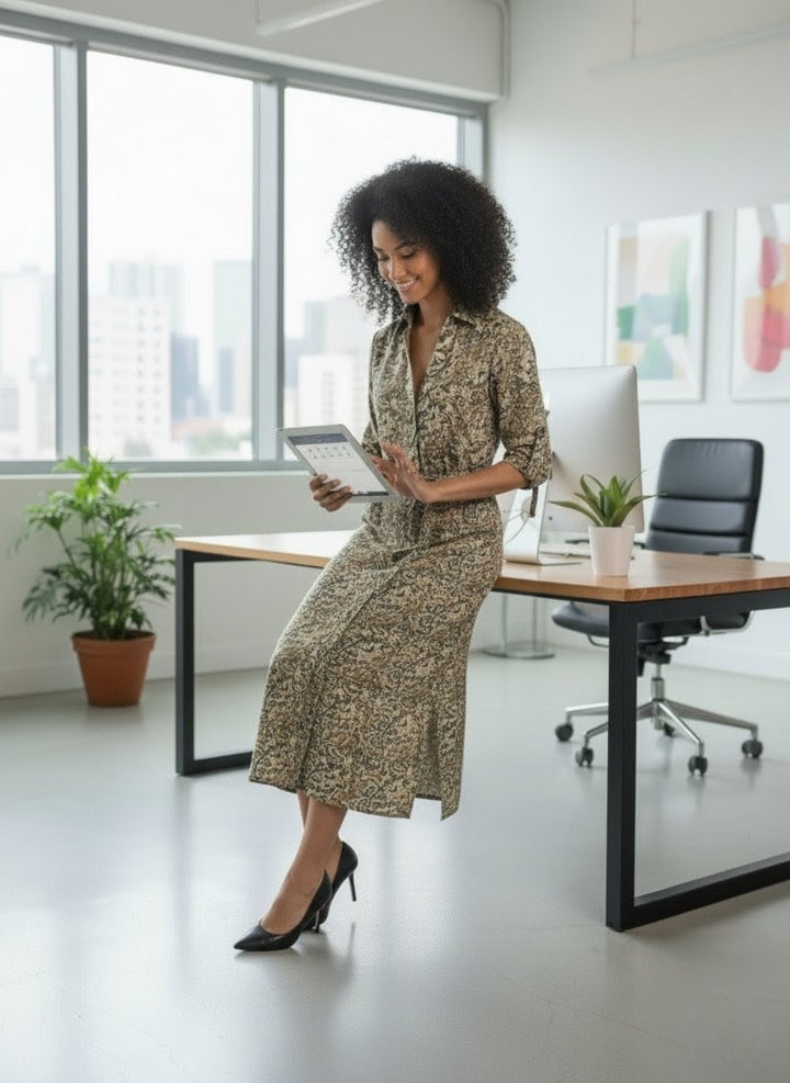 Kalamkari All Day Dress