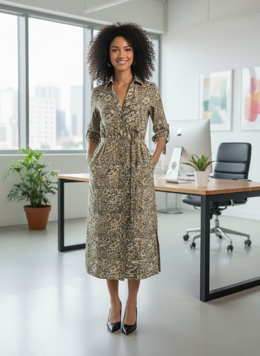 Kalamkari All Day Dress