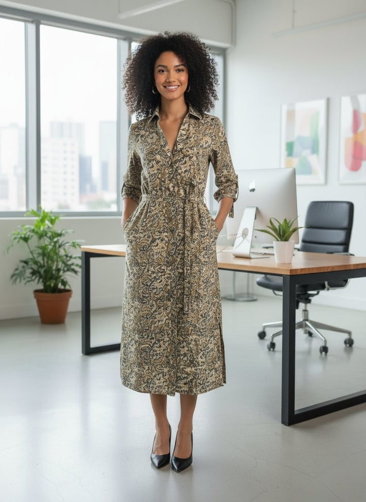 Kalamkari All Day Dress