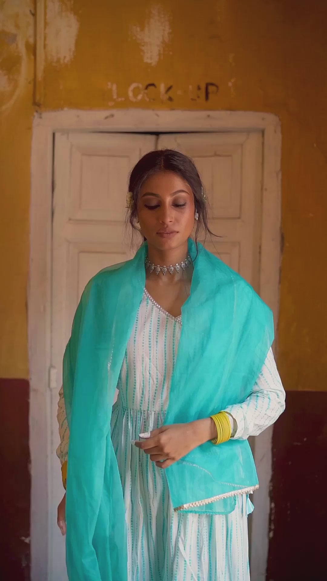 Angrakha Style Anarkali